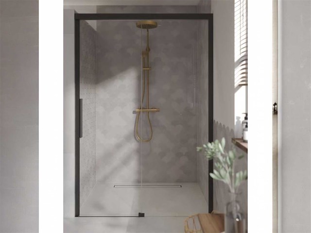 Schuifdeur met antikalk en softclose - afbeelding 1 van  1