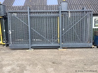 Schuifhek (ijzer) / tuinpoort - afbeelding 1 van  2