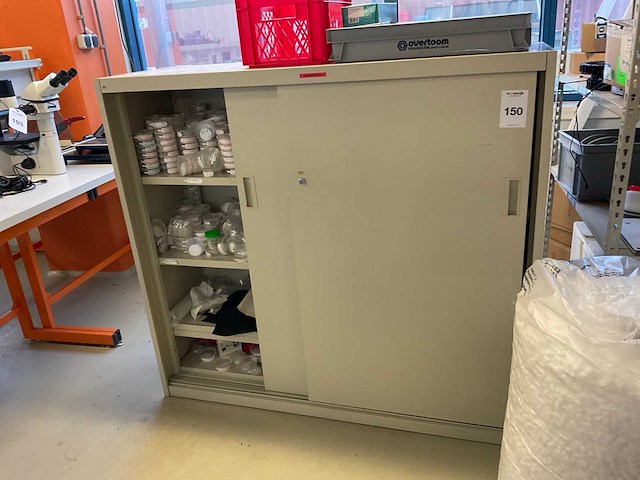 Schuifkast/ magazijnstelling met inhoud - afbeelding 9 van  16