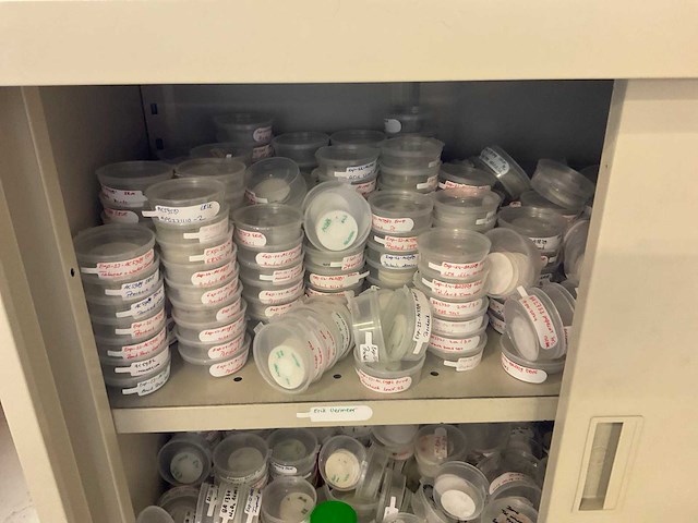 Schuifkast/ magazijnstelling met inhoud - afbeelding 10 van  16