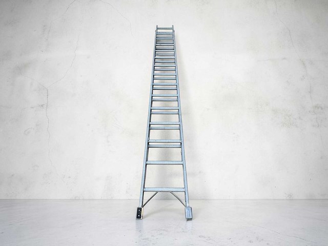 Schuifladder | 2 delig | aluminium - afbeelding 1 van  7
