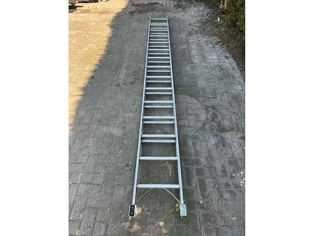 Schuifladder | 2 delig | aluminium - afbeelding 3 van  7