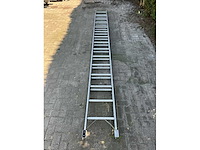 Schuifladder | 2 delig | aluminium - afbeelding 3 van  7