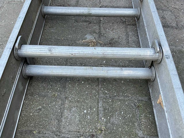 Schuifladder | 2 delig | aluminium - afbeelding 6 van  7