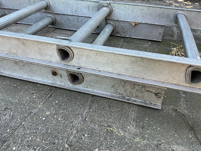 Schuifladder | 2 delig | aluminium - afbeelding 7 van  7