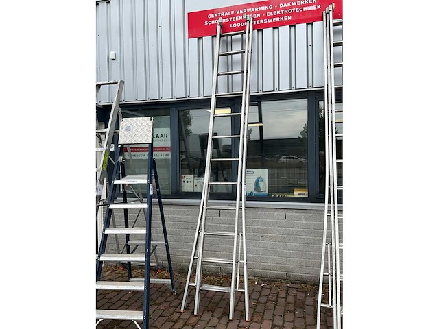 Schuifladder 2 delig - afbeelding 2 van  5