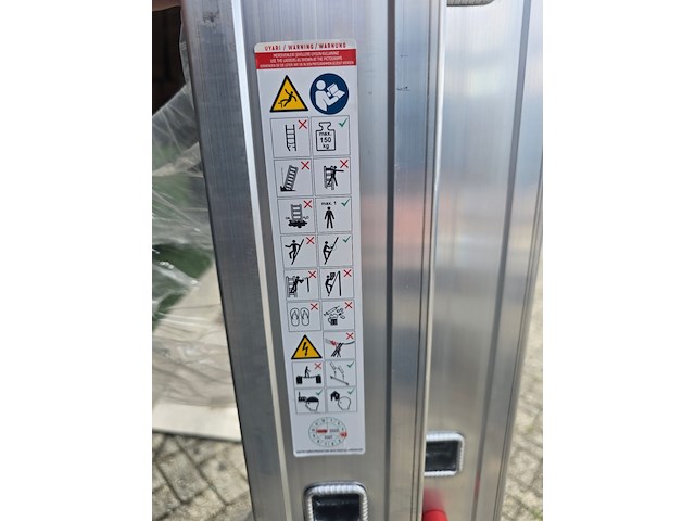 Schuifladder 2x17 tredes smart level, ts10010 - afbeelding 3 van  5