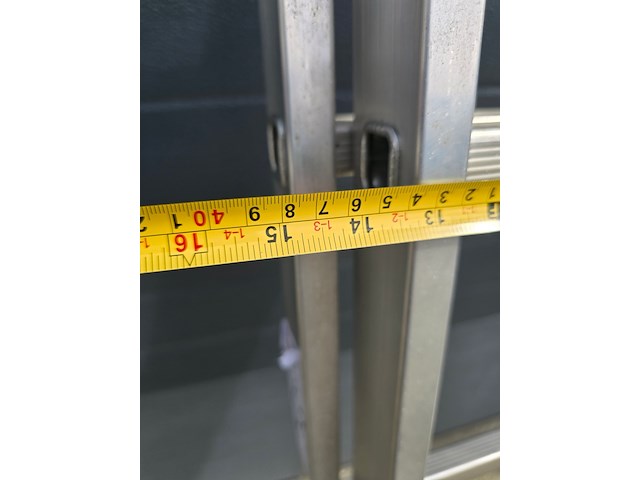 Schuifladder 2x7 sts, aluminium - afbeelding 5 van  5