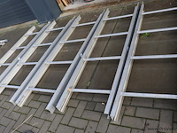 Schuifladders - 217x60x10cm - 4 stuks - afbeelding 1 van  5