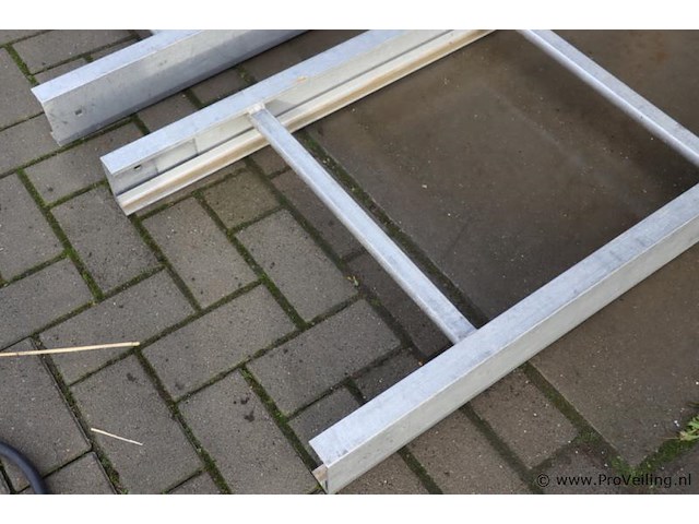 Schuifladders - 217x60x10cm - 4 stuks - afbeelding 3 van  5