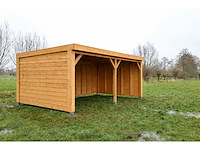 Schuilstal geïmpregneerd douglas - 400x800x265 cm - afbeelding 1 van  1