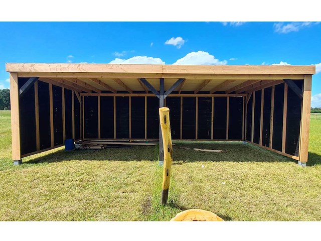 Schuilstal geïmpregneerd douglas 300x600x265 cm - afbeelding 4 van  4