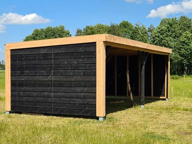 Schuilstal geïmpregneerd douglas 400x400x265 cm - afbeelding 4 van  4