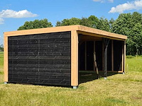 Schuilstal geïmpregneerd douglas 400x400x265 cm - afbeelding 4 van  4