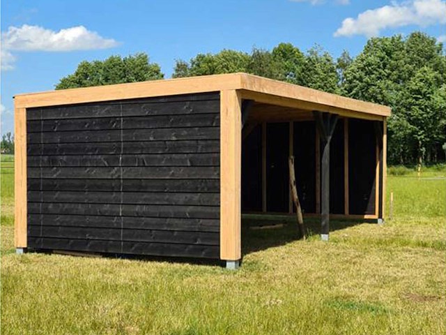 Schuilstal geïmpregneerd douglas 400x800x265 cm - afbeelding 3 van  3