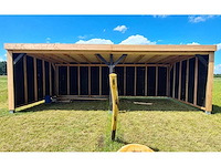 Schuilstal geïmpregneerd douglas 400x800x265 cm - afbeelding 3 van  4