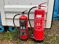 Schuim brandblusser (2x) - afbeelding 1 van  5