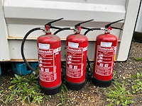 Schuim brandblusser (3x) - afbeelding 1 van  6