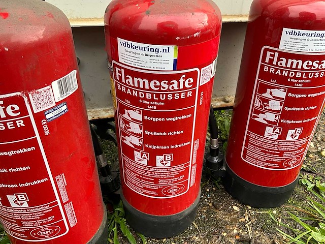 Schuim brandblusser (3x) - afbeelding 2 van  6
