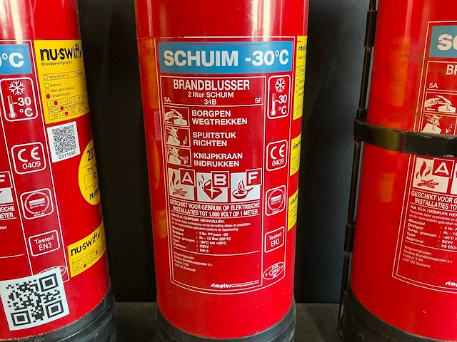 Schuim brandblusser (4x) - afbeelding 2 van  2