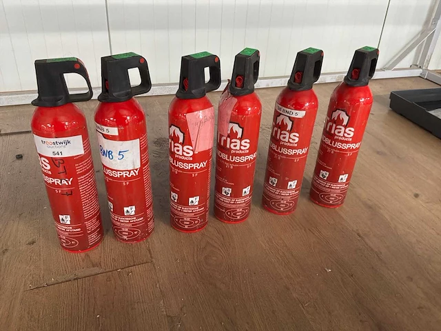 Schuim brandblusser 750gr (6x) - afbeelding 1 van  3