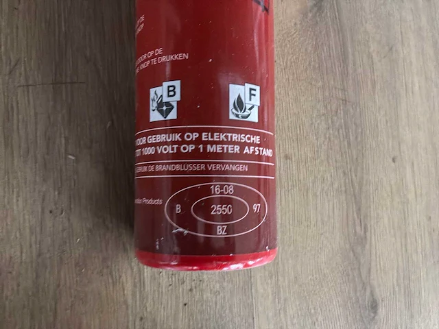 Schuim brandblusser 750gr (6x) - afbeelding 2 van  3