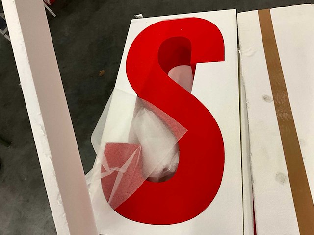 Schuim letters (4x) - afbeelding 3 van  5