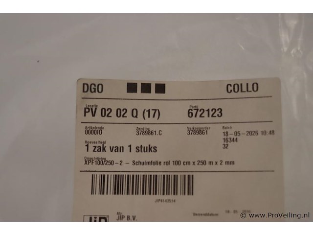 Schuimfolie op rol - 2 rollen - afbeelding 3 van  3