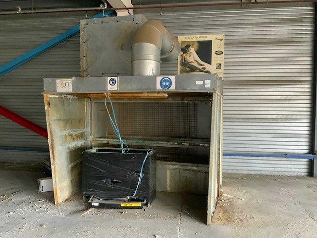 Schuimrubber lijmspraycabine - afbeelding 1 van  2