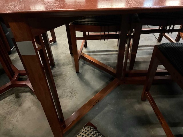 Schuitema sullivan eetkamertafel met 6x schuitema helen stoel - afbeelding 3 van  8