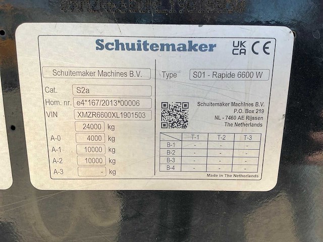 Schuitemaker s01 rapide 6600 w opraapwagen - afbeelding 16 van  26