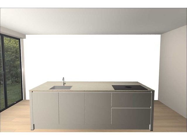 Schüller eilandkeuken met kastenwand - afbeelding 3 van  8