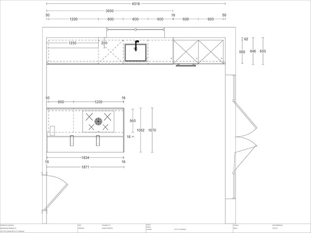 Schüller eilandkeuken met kastenwand - afbeelding 2 van  7