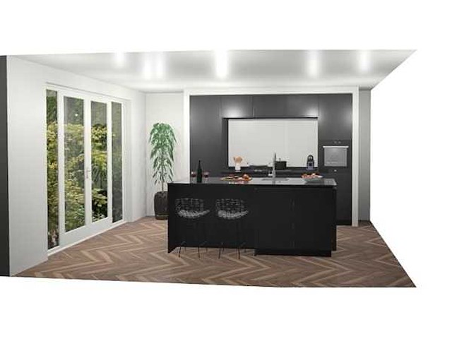 Schüller eilandkeuken met kastenwand - afbeelding 1 van  9