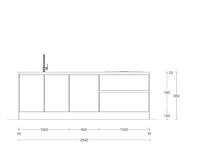 Schüller eilandkeuken met kastenwand - afbeelding 5 van  10