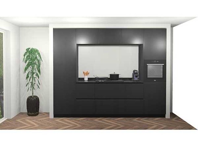Schüller eilandkeuken met kastenwand - afbeelding 3 van  9