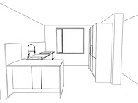 Schüller hoekopgestelde keuken en kastenwand - afbeelding 5 van  7