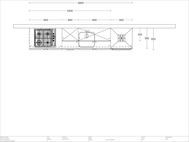 Schüller rechtopgestelde keuken - afbeelding 2 van  6
