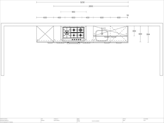 Schüller rechtopgestelde keuken - afbeelding 2 van  5