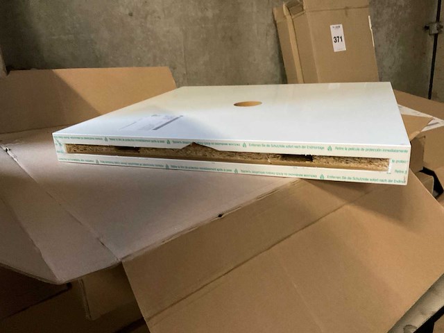 Schüller snow white hpl wandplanken dikte 50 mm (2x) - afbeelding 3 van  5