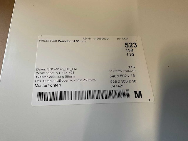 Schüller snow white hpl wandplanken dikte 50 mm (2x) - afbeelding 4 van  5