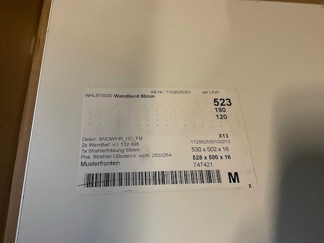 Schüller snow white hpl wandplanken dikte 50 mm (2x) - afbeelding 5 van  5