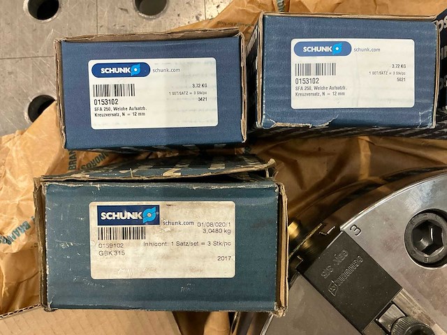 Schunk rota-g 315-102 klauwplaat draaibank (ongebruikt!) - afbeelding 2 van  7