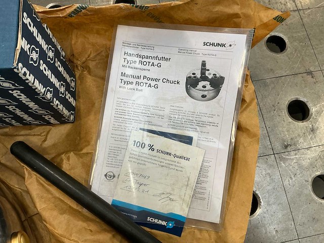 Schunk rota-g 315-102 klauwplaat draaibank (ongebruikt!) - afbeelding 4 van  7