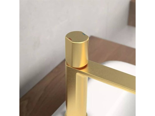 Schütte new york wastafelarmatuur goud met afvoergarnituur - afbeelding 4 van  6