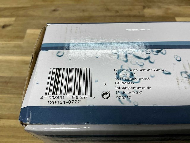 Schütte thermostaat-douchearmatuur met glazen planchet - wit - afbeelding 4 van  4