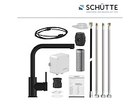 Schütte vital design keukenkraan met sensor uittrekbare uitloop mat zwart - afbeelding 1 van  6