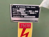 Schütte wu 50 conventionele (rond)slijpmachine - afbeelding 6 van  14