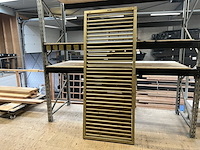 Schutterscherm groen geïmpregneerd hillhout - afbeelding 1 van  6