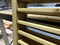 Schutterscherm groen geïmpregneerd hillhout - afbeelding 5 van  6